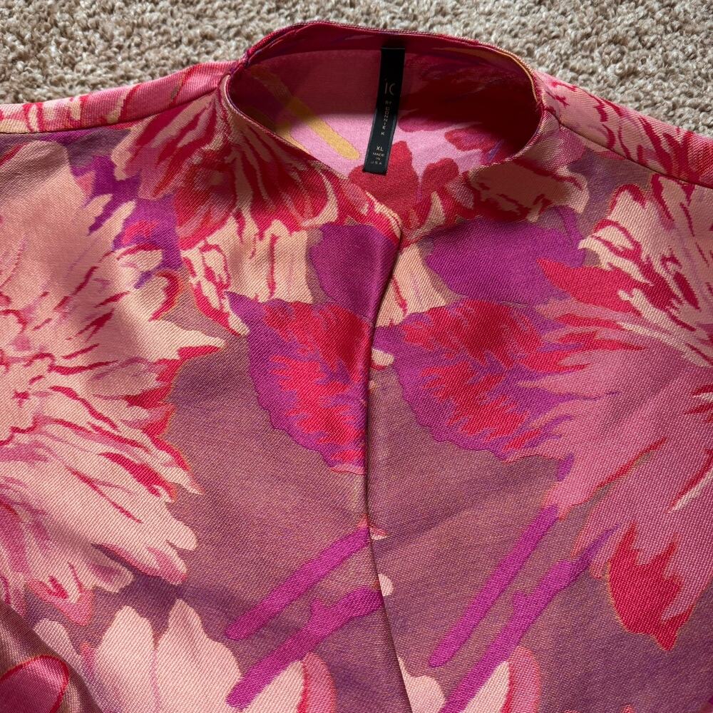 IC by Connie Abstract Floral Vintage Boho Jacket XL - Picture 6 of 16